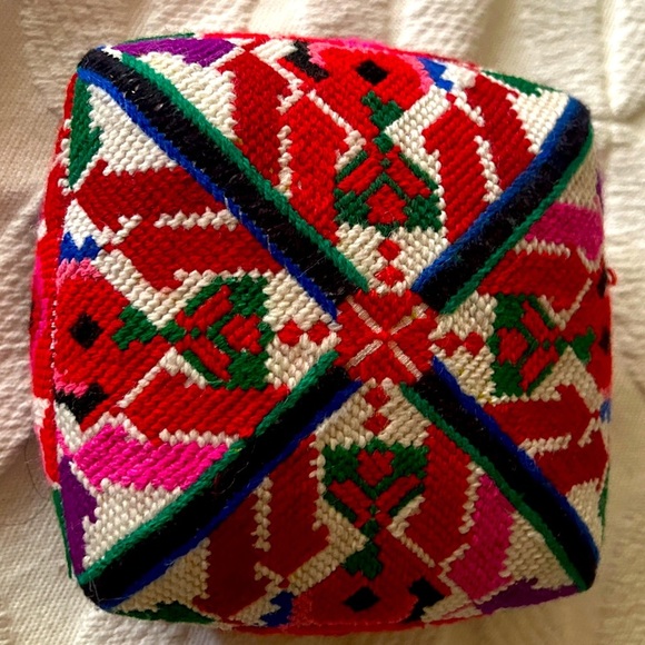 Uyghur  child’s hat. China. Xingxiang.  Beautiful handiwork. Colorful. - Picture 1 of 6